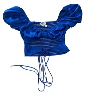 Princess Polly Royal Blue Nikita Crop Top 💙